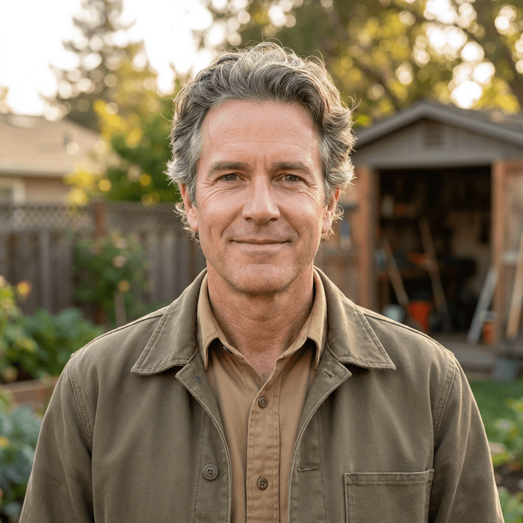 Alex Olie, founder of Horn Home Improvements, standing in a remodeled kitchen